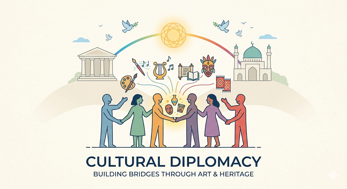 Cultural diplomacy through Mithila art